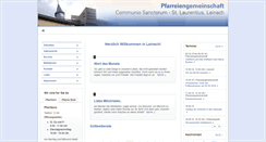 Desktop Screenshot of pfarrei-leinach.de